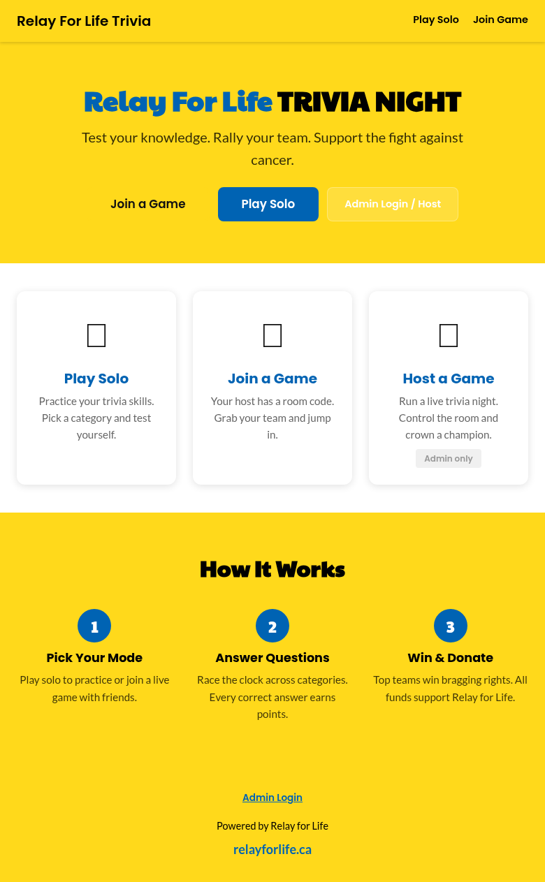 Trivia — Live Bar Trivia Game